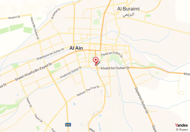 Qibla Map for Al `Ayn