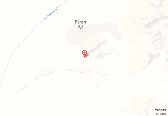 خريطة القبلة لمدينة فرح