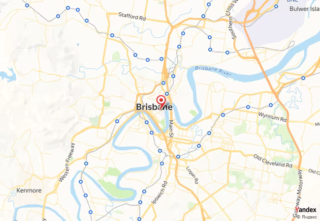 Qibla Map for Brisbane
