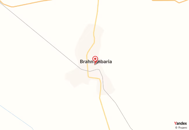 Qibla Map for Brahmanbaria