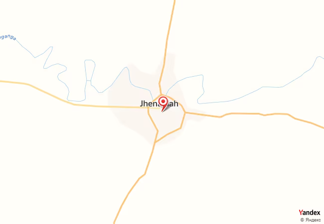 خريطة القبلة لمدينة جهنيدة