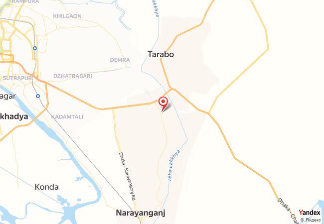 Qibla Map for Siddhirganj