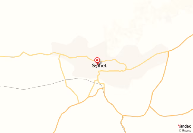 Qibla Map for Sylhet