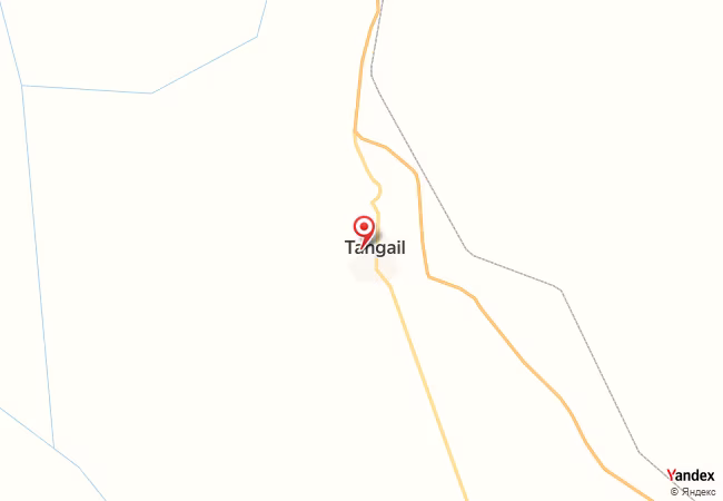 Qibla Map for Tangail