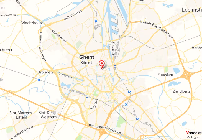 Qibla Map for Gent