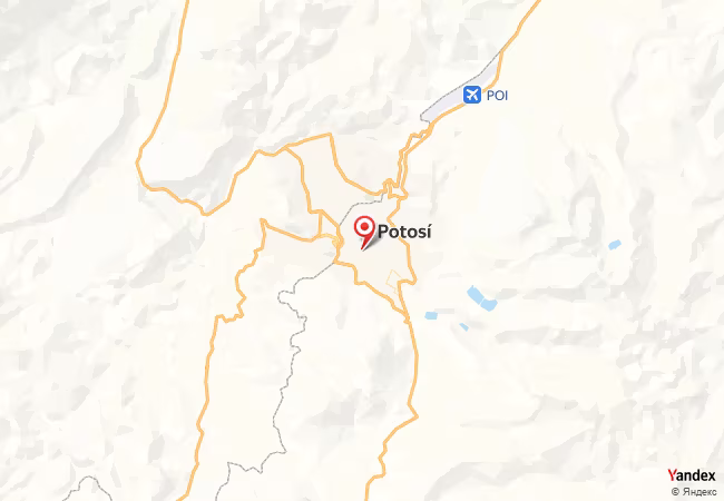 Qibla Map for Potosi
