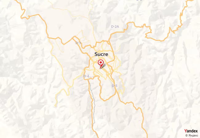 Qibla Map for Sucre