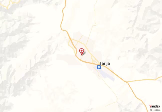 Qibla Map for Tarija