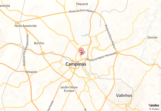 Qibla Map for Campinas