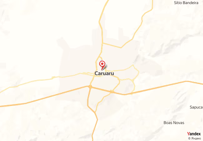 Qibla Map for Caruaru