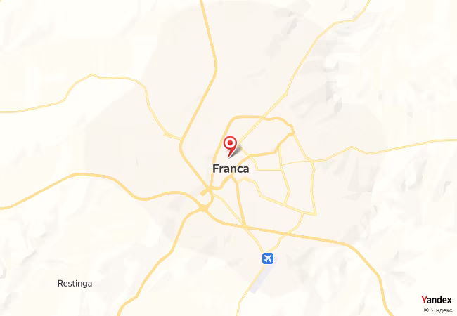 Qibla Map for Franca