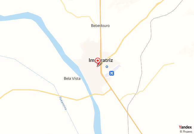 Qibla Map for Imperatriz