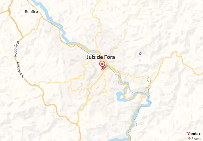 Qibla Map for Juiz de Fora