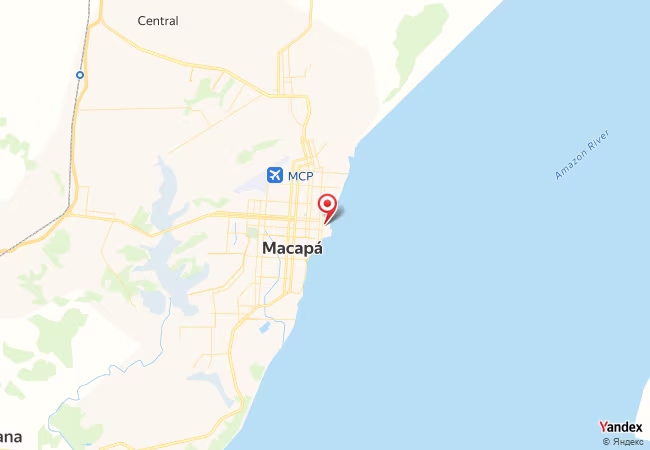 Qibla Map for Macapa