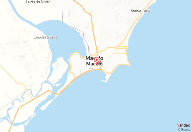 Qibla Map for Maceio