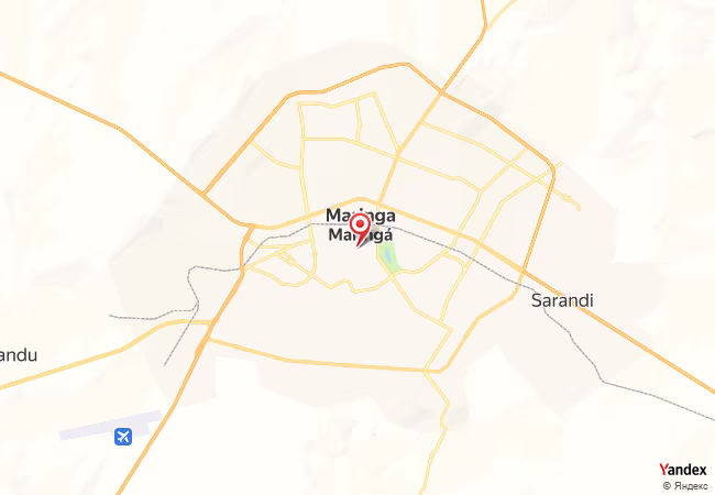 Qibla Map for Maringa