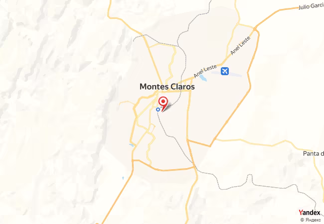 Qibla Map for Montes Claros