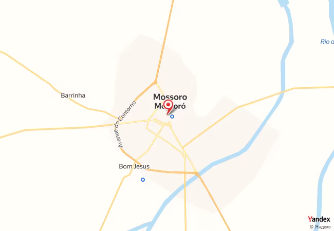 Qibla Map for Mossoro