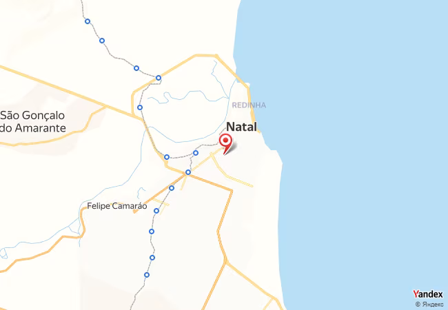 Qibla Map for Natal