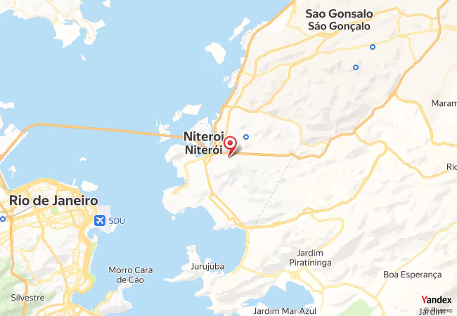 Qibla Map for Niteroi