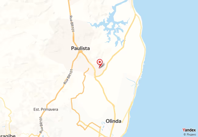 Qibla Map for Paulista