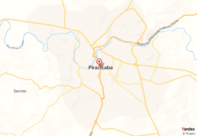 Qibla Map for Piracicaba