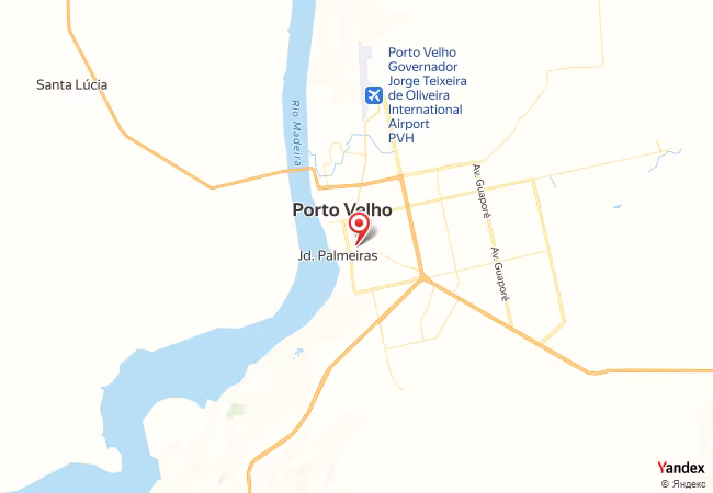 Qibla Map for Porto Velho