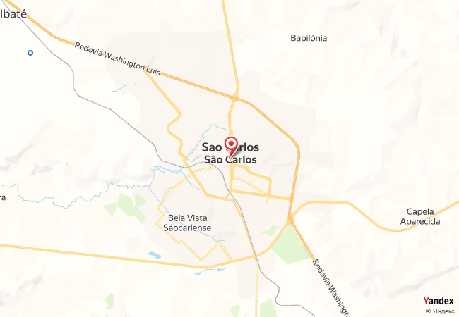 Qibla Map for Sao Carlos