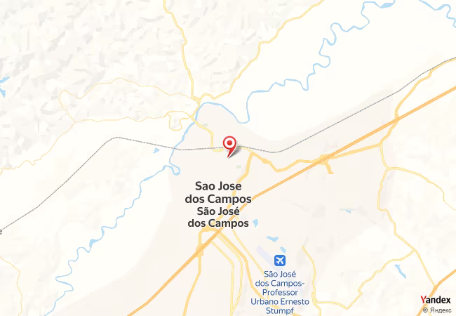 Qibla Map for Sao Jose dos Campos