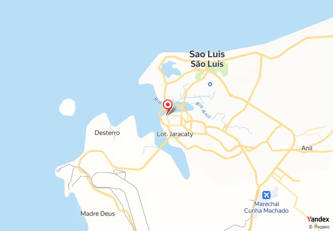 Qibla Map for Sao Luis