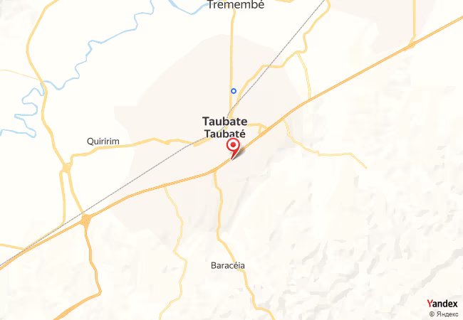 Qibla Map for Taubate