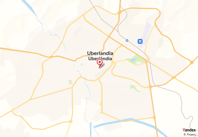 Qibla Map for Uberlandia