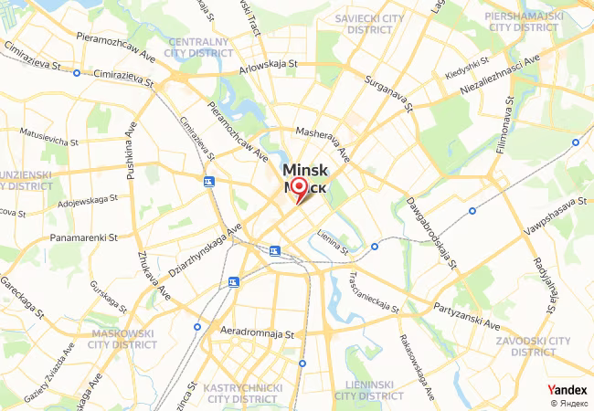 Qibla Map for Minsk
