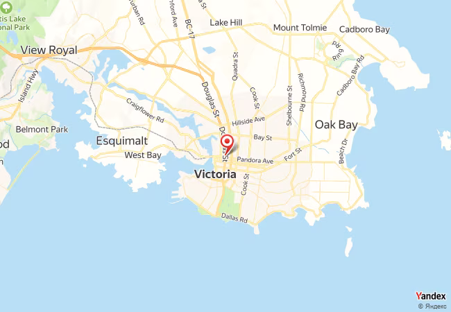 Qibla Map for Victoria