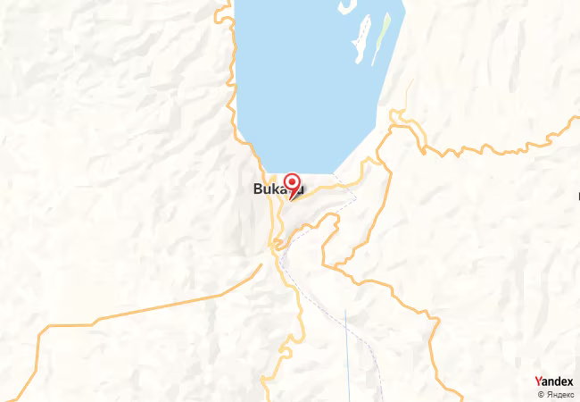 Qibla Map for Bukavu