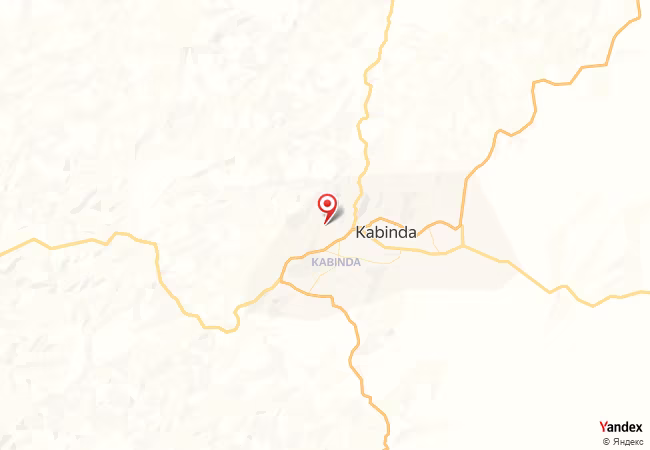 Qibla Map for Kabinda
