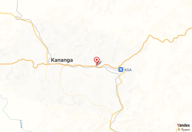 Qibla Map for Kananga