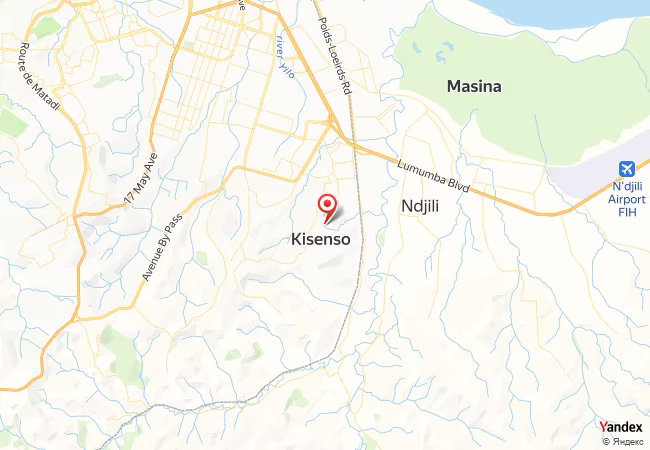 Qibla Map for Kisenzi