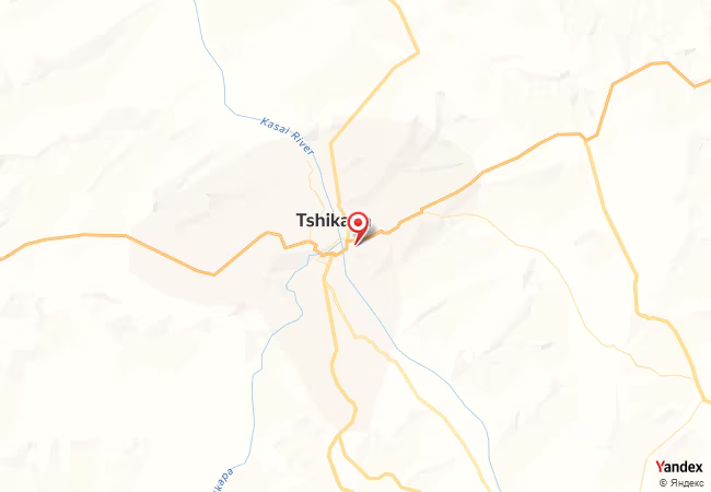 Qibla Map for Tshikapa