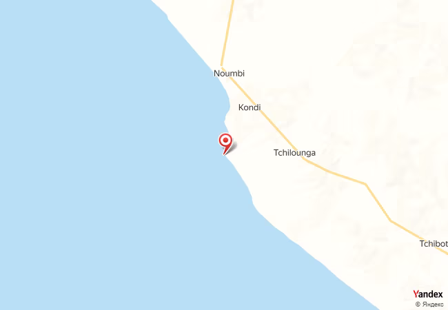 Qibla Map for Tchibota