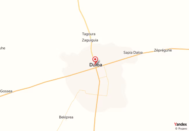 خريطة القبلة لمدينة ساحل العاج