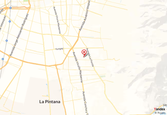 Qibla Map for La Florida