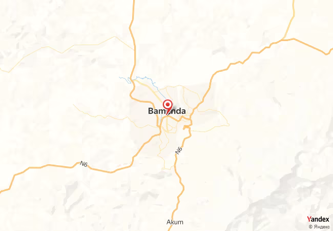 Qibla Map for Bamenda