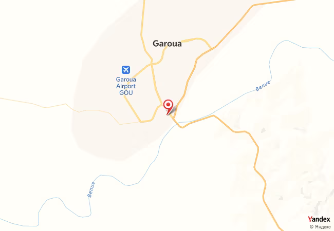 Qibla Map for Garoua