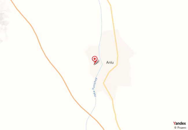 Qibla Map for Anlu