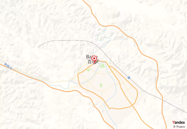 Qibla Map for Baicheng