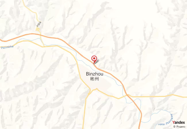 Qibla Map for Binxian