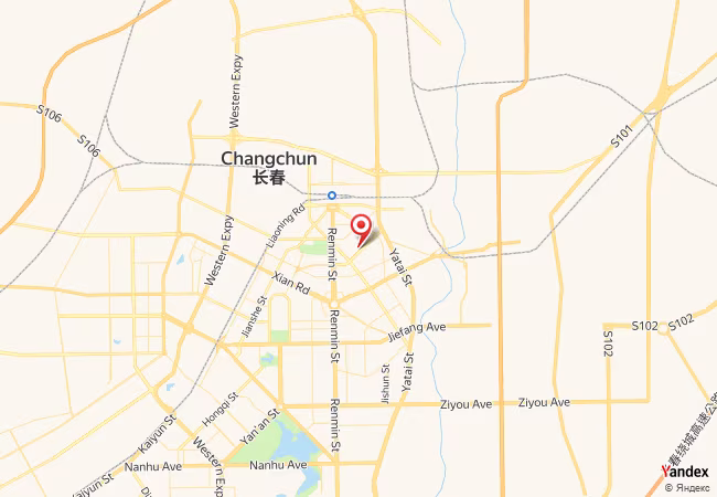 Qibla Map for Changchun