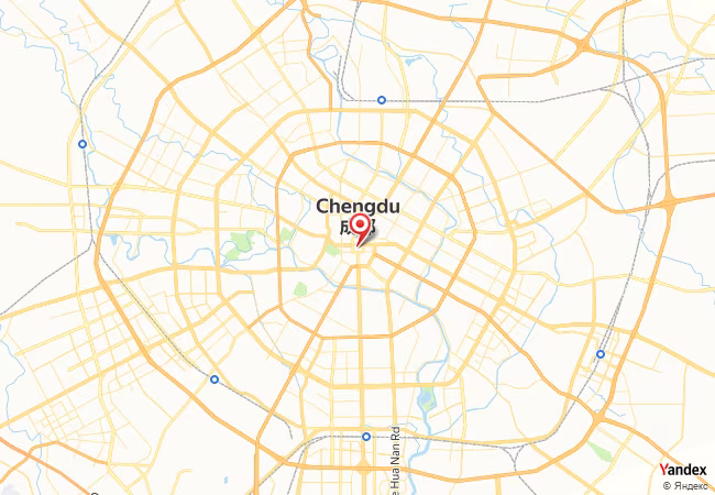 Qibla Map for Chengdu