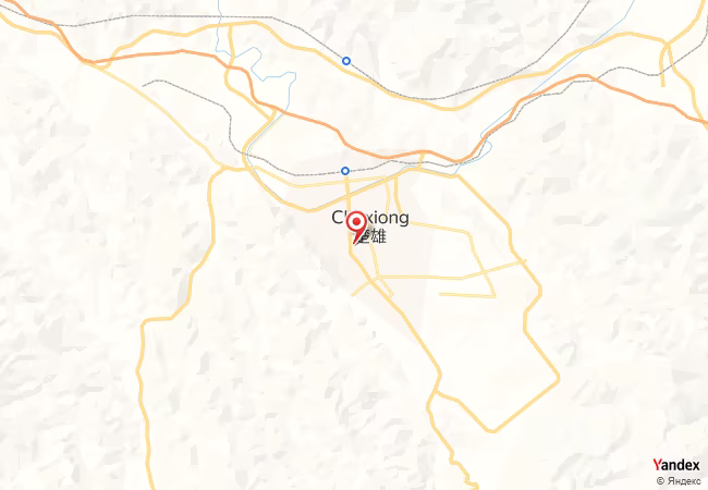 Qibla Map for Chuxiong